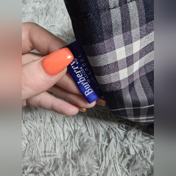 Burberrys Blue Label Blue & White House Check Tote (EUC)(COA) - Picture 3 of 14